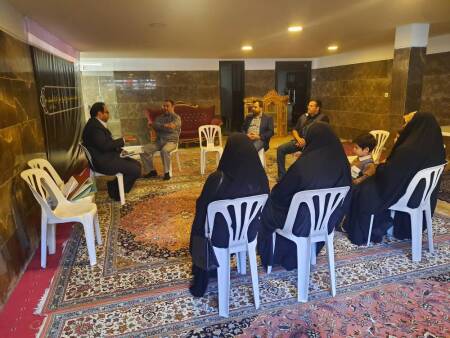 جلسه کادر دبیرستان با اولیای دانش آموزان